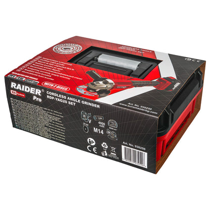 Raider R20 Polizor unghiular Ø125mm 20V 4.0Ah RDP-YAG20