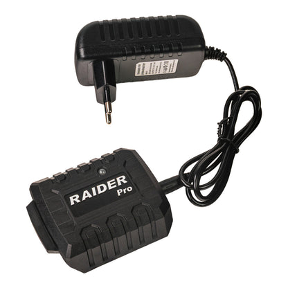 Raider R20 trusa bormasina polizor unghiular cheie impact si casti bluetooth cadou 20V 2x2.0Ah RDP