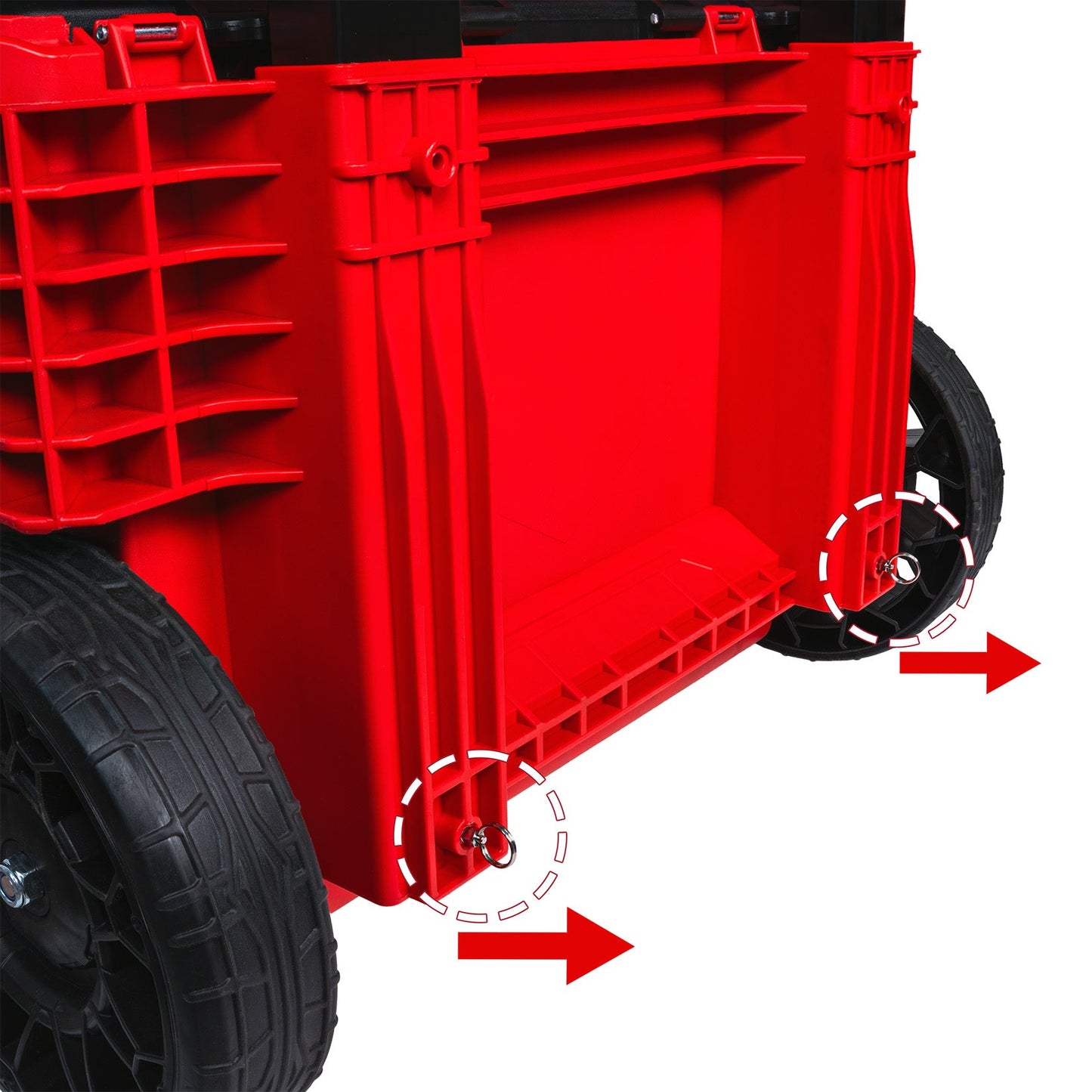 Raider sistem depozitare modular 556x1120x424mm roti IP65 RDP-MSS7