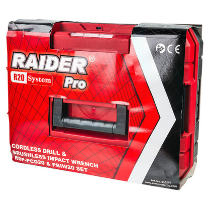 Raider R20 trusa bormasina si masina insurubat cu impact 1/2" 320Nm 2x2.0Ah RDP-PCDIW20