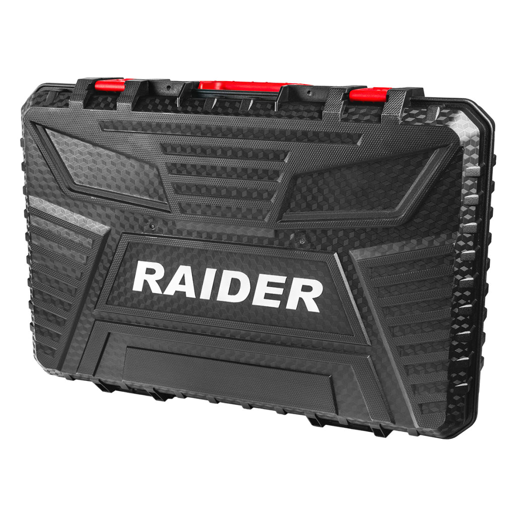 Raider R20 trusa bormasina polizor unghiular cheie impact si casti bluetooth cadou 20V 2x2.0Ah RDP