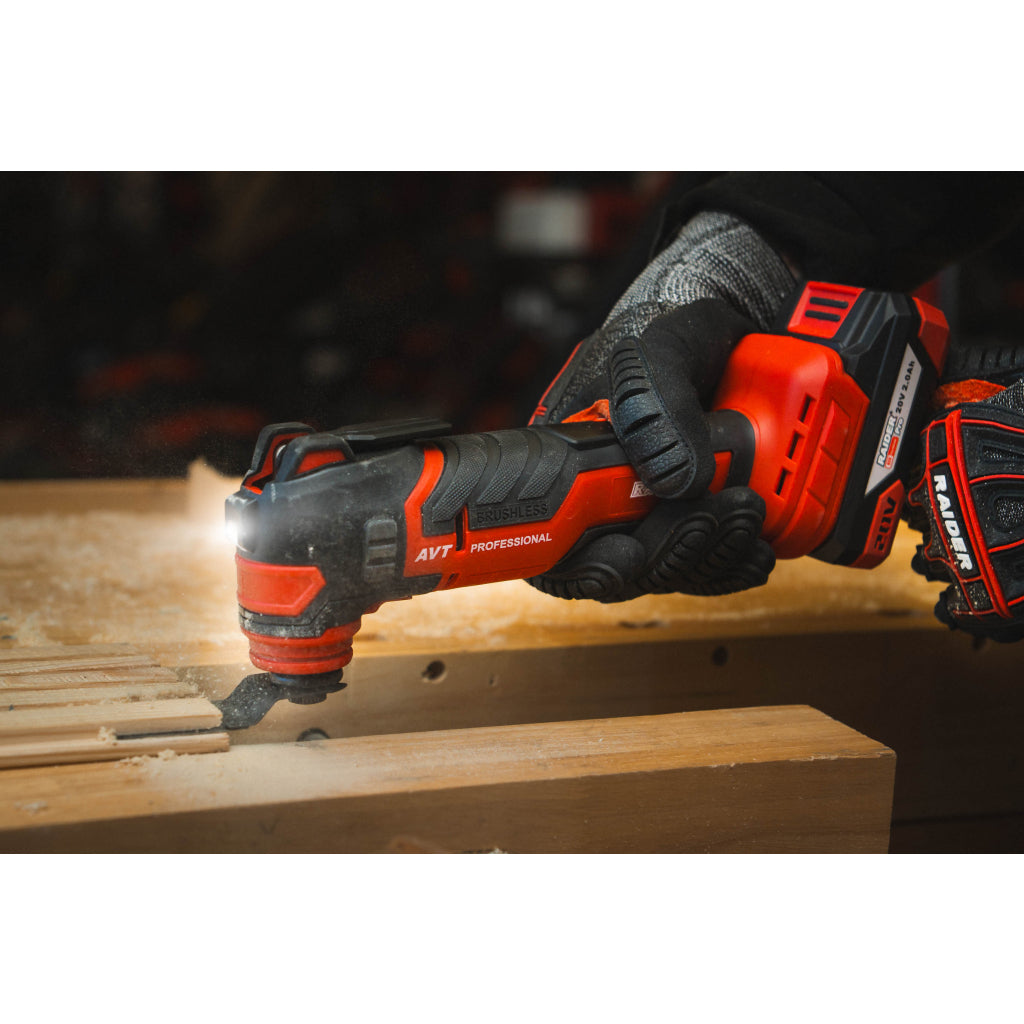 Unealtă Multifuncțională Oscilantă Brushless Raider Pro R20 RDP-BOMT20, 20V, Solo, Valiză Transport