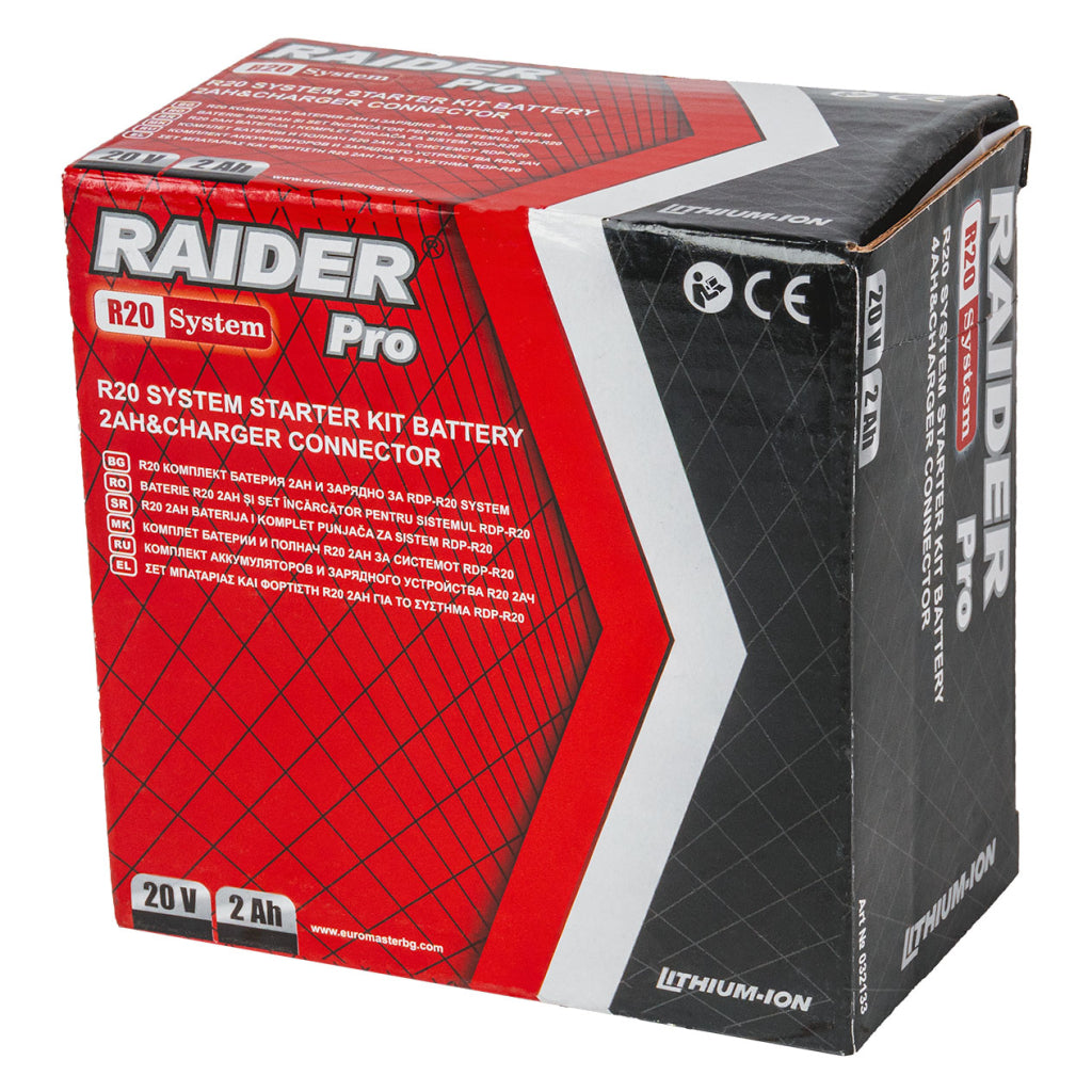 Raider R20 Set incarcator si acumulator 20V 2.0Ah