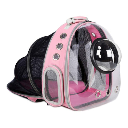 Rucsac Transparent Extensibil pentru Pisici si Caini de Talie Mica