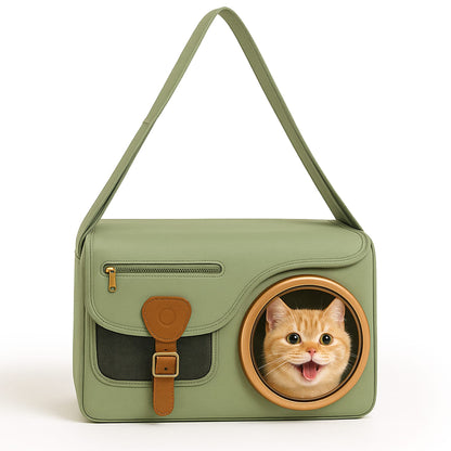 Geanta Timebox, Pliabila si ventilata, avion sau masina, Verde