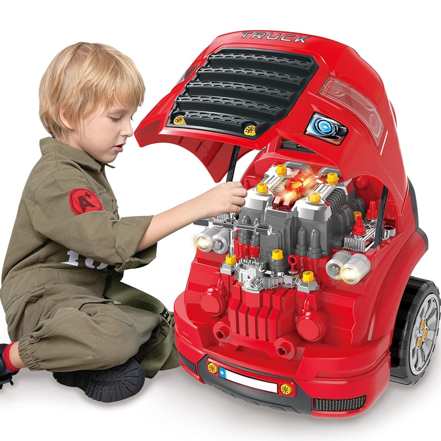 Set de Joaca Mecanic Auto pentru Copii, cu Lumini, Sunete, 8 Ani