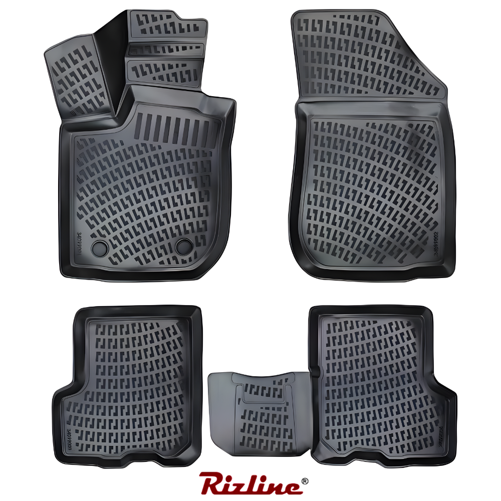 Covorase auto tip tavita Rizline 3D – Dacia Duster 4x2 (2009–2017) – Set fata + spate