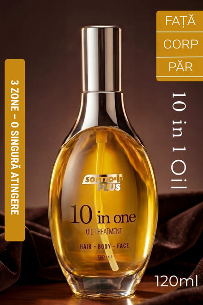 Ulei 10 în 1 pentru Păr, Corp și Față – cu Uleiuri Prețioase (120 ml)