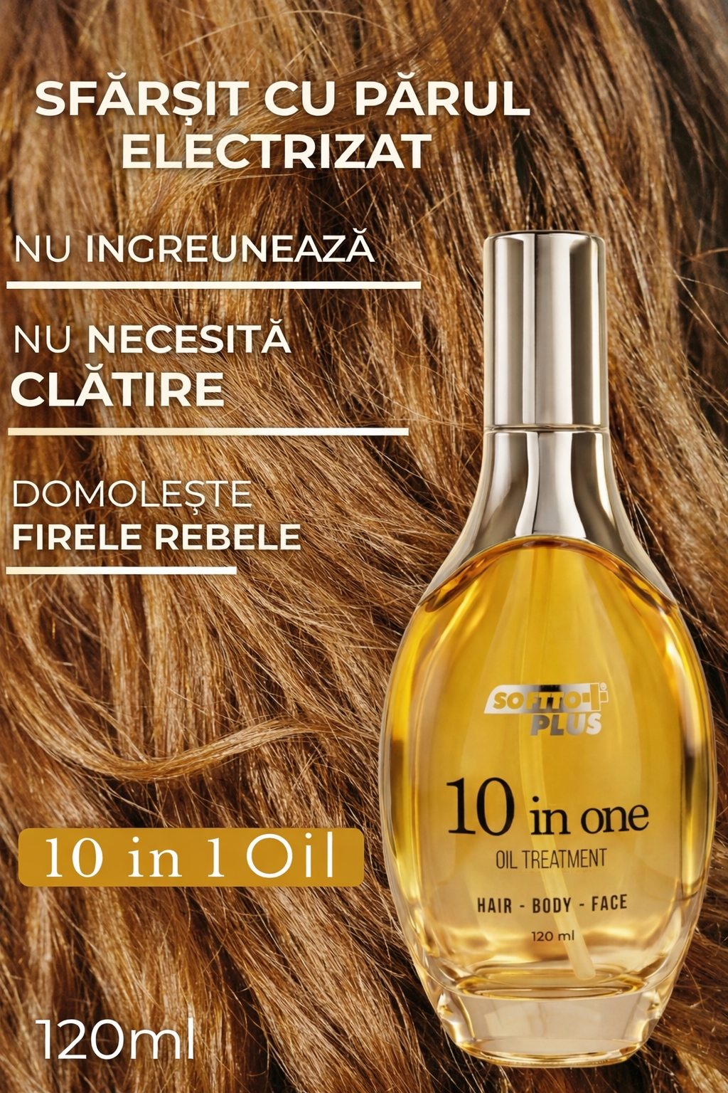 Ulei 10 în 1 pentru Păr, Corp și Față – cu Uleiuri Prețioase (120 ml)