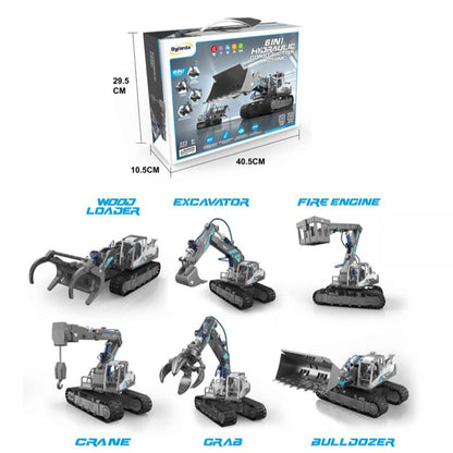 Set Educativ 6 in 1 de Constructie Hidraulica pentru Copii 8, 12 Ani