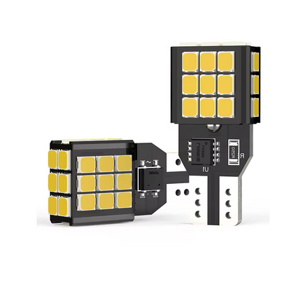 Set 2 x bec LED T15 W16W WY16W LUSMAR™ 1100 lm, Canbus - fara eroare - off-road