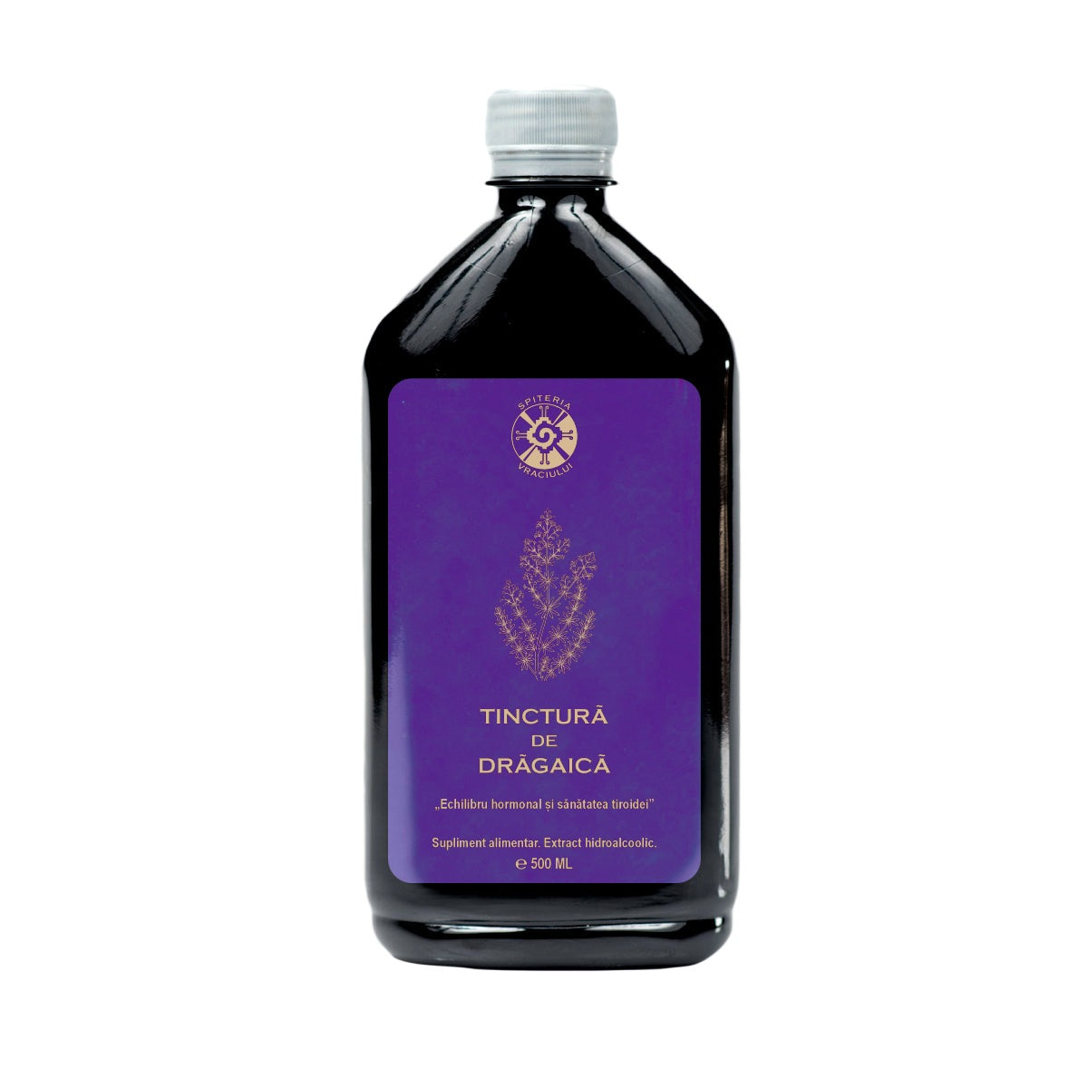 Tinctură de Drăgaică – Echilibru Hormonal și Sănătatea Tiroidei | 500ml