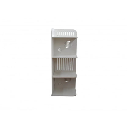 Coltar cu 4 rafturi pentru baie, D137, 29*79*22 cm