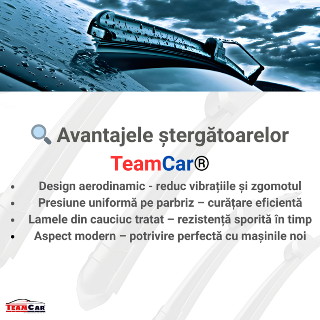 Stergatoare Renault Kangoo I 1997–2007 TeamCar® Hybrid – Set fata