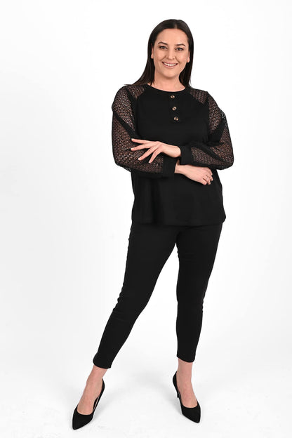 Bluza dama marimi mari nasturi 1442-23