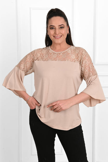 Bluza dama marimi mari dantela 1449-23