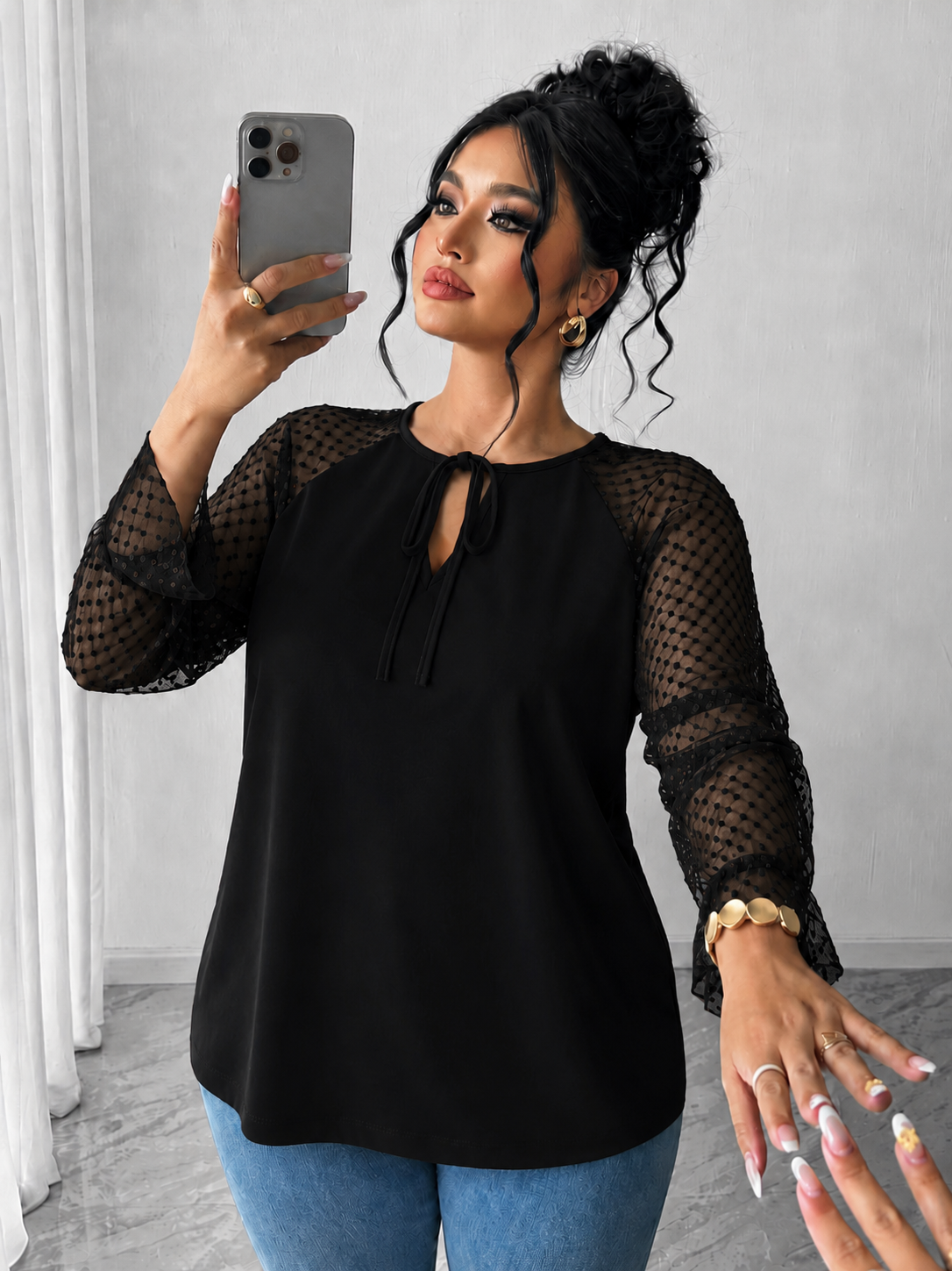Bluza dama marimi mari buline 1451-23