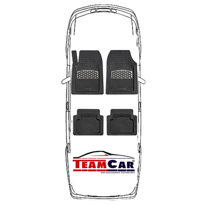 Covorașe Auto TeamCar® Tip Tăviță Compatibile Dacia Duster I (2010–2017) - Silver