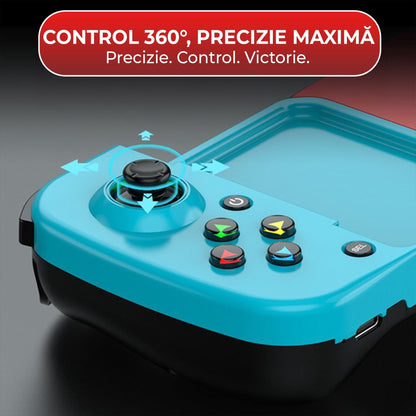 GamePad Controller Gaming pentru telefon Android, iOS, Nintendo Switch, Negru
