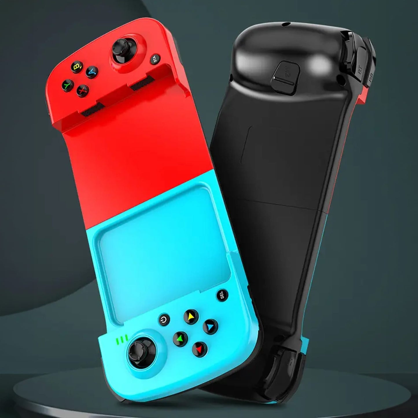 GamePad Controller Gaming pentru telefon Android, iOS, Nintendo Switch, Negru