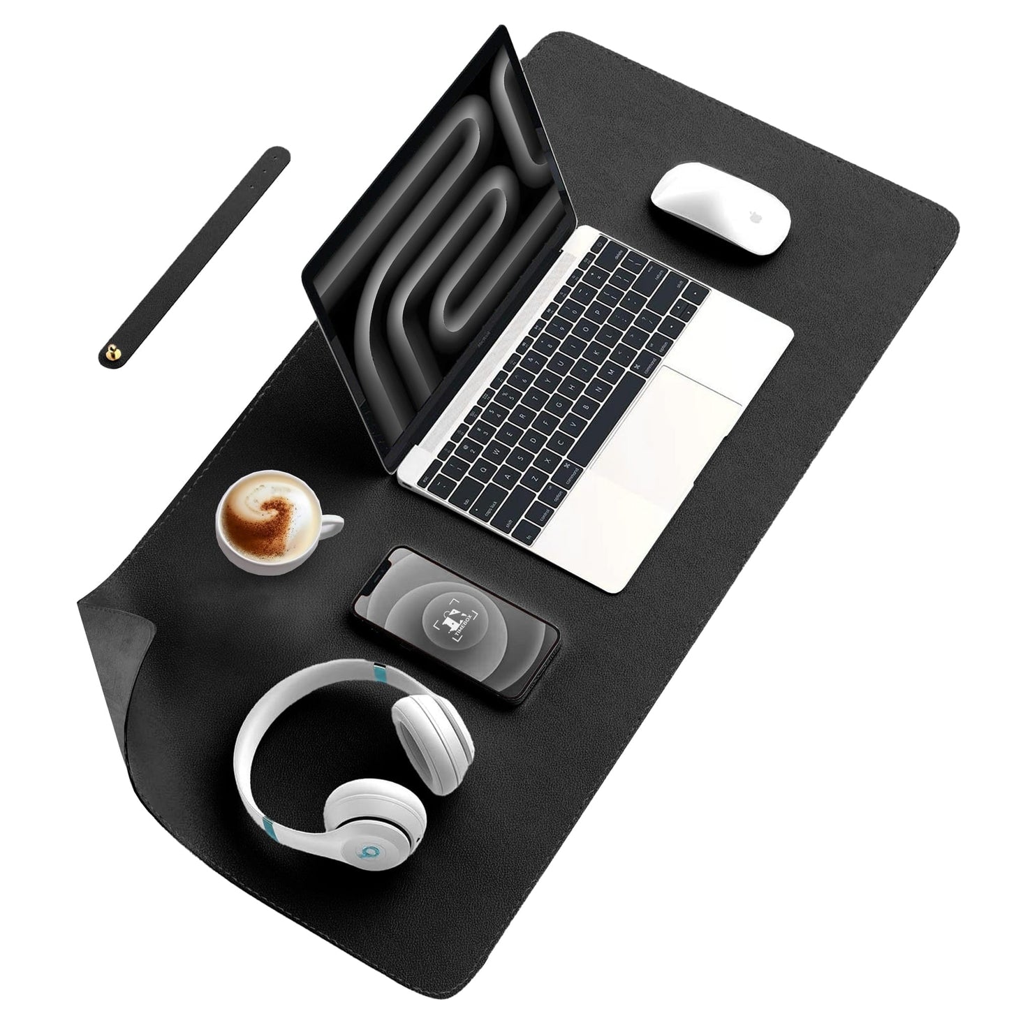 Mousepad office XXL Timebox, 90x45 cm, margini cusute impermeabil