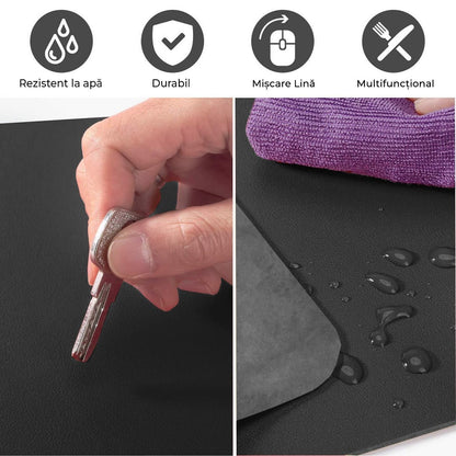 Mousepad office XXL Timebox, 80 x 40 cm, margini cusute impermeabil