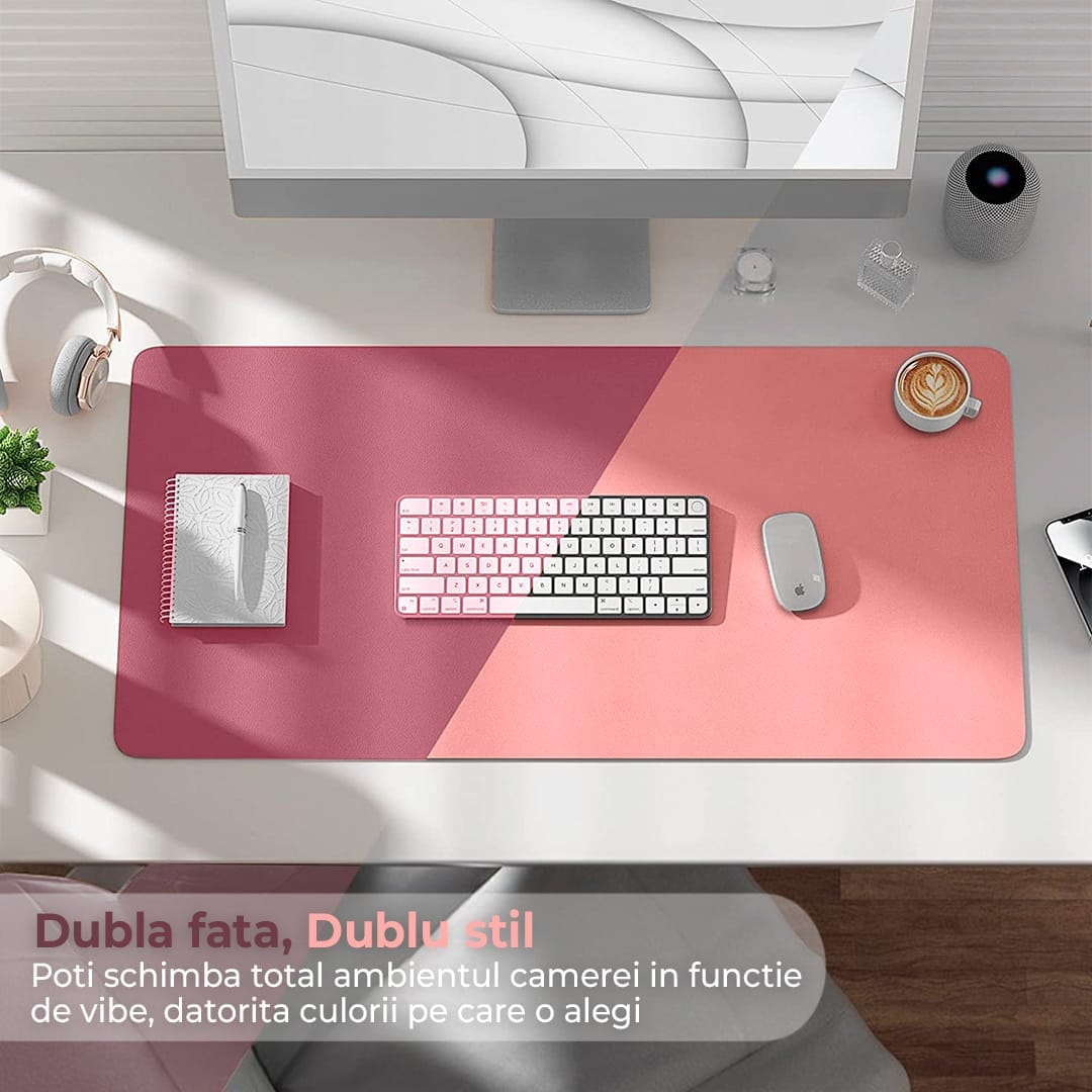 Mousepad office Timebox, 80 x 40 cm, impermeabil
