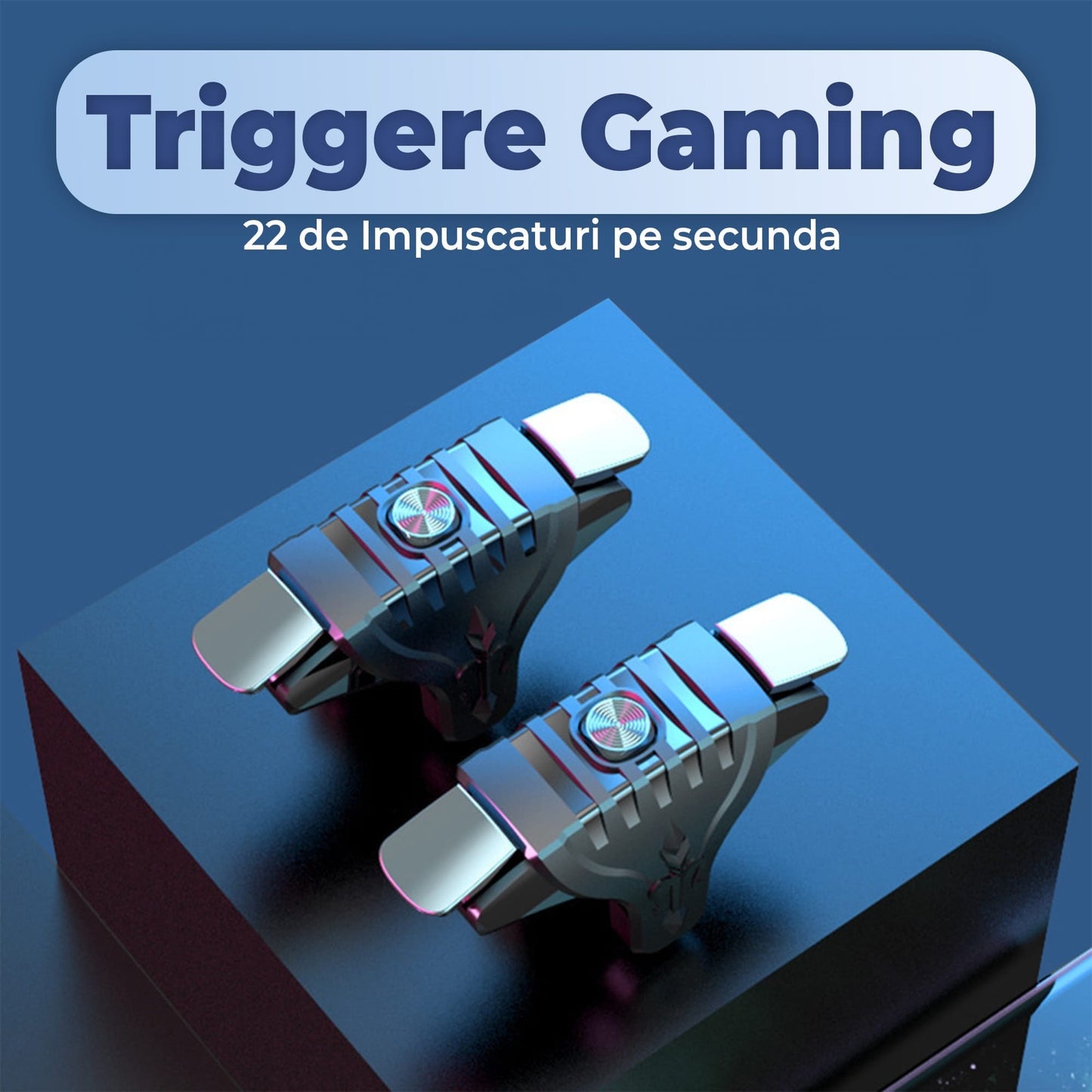 Triggere gaming pentru telefon, tableta, Fortnite, Call of duty - Negru inchis