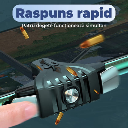 Triggere gaming pentru telefon, tableta, Fortnite, Call of duty - Negru inchis