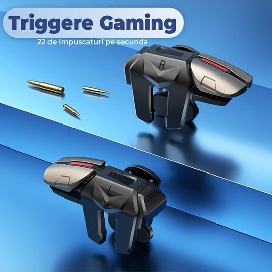 Triggere gaming pentru telefon, tableta, Fortnite, Call of duty -, Gri