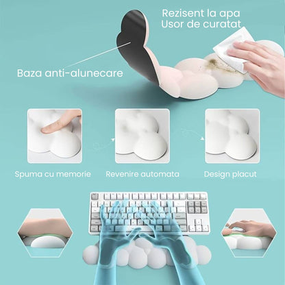 Mousepad ergonomic, Nor Verde inchis