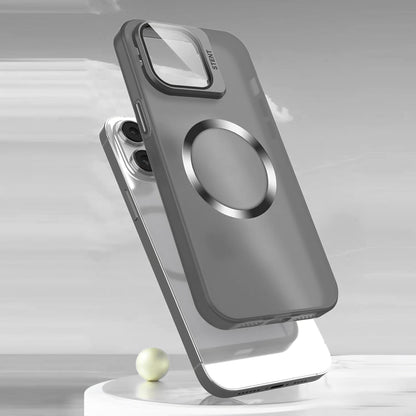 Husa de protectie Timebox, iPhone 15 Pro Max, Magsafe, Protectie camera, Negru