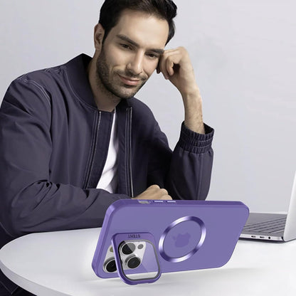 Husa de protectie Timebox, iPhone 15 Pro Max, Magsafe, Protectie camera, Mov