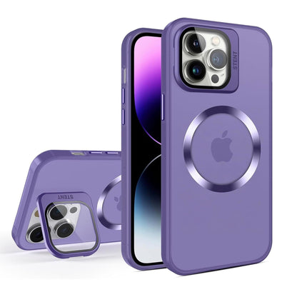 Husa de protectie Timebox, iPhone 15 Pro Max, Magsafe, Protectie camera, Mov