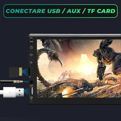 Navigatie Auto Timebox, Wireless, 2 x USB, Aux, Ecran HD Touch 7", MirrorLink