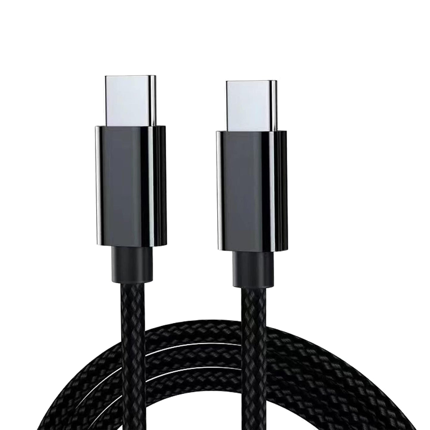 Cablu Date si Incarcare Rapida Timebox, Type-C la USB-C, 1m, Samsung, Negru