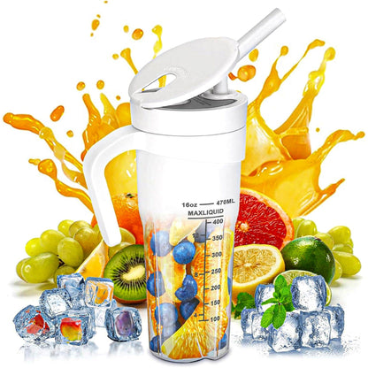 Mini blender electric Timebox, compact, multifunctional, storcator Smoothie, Alb