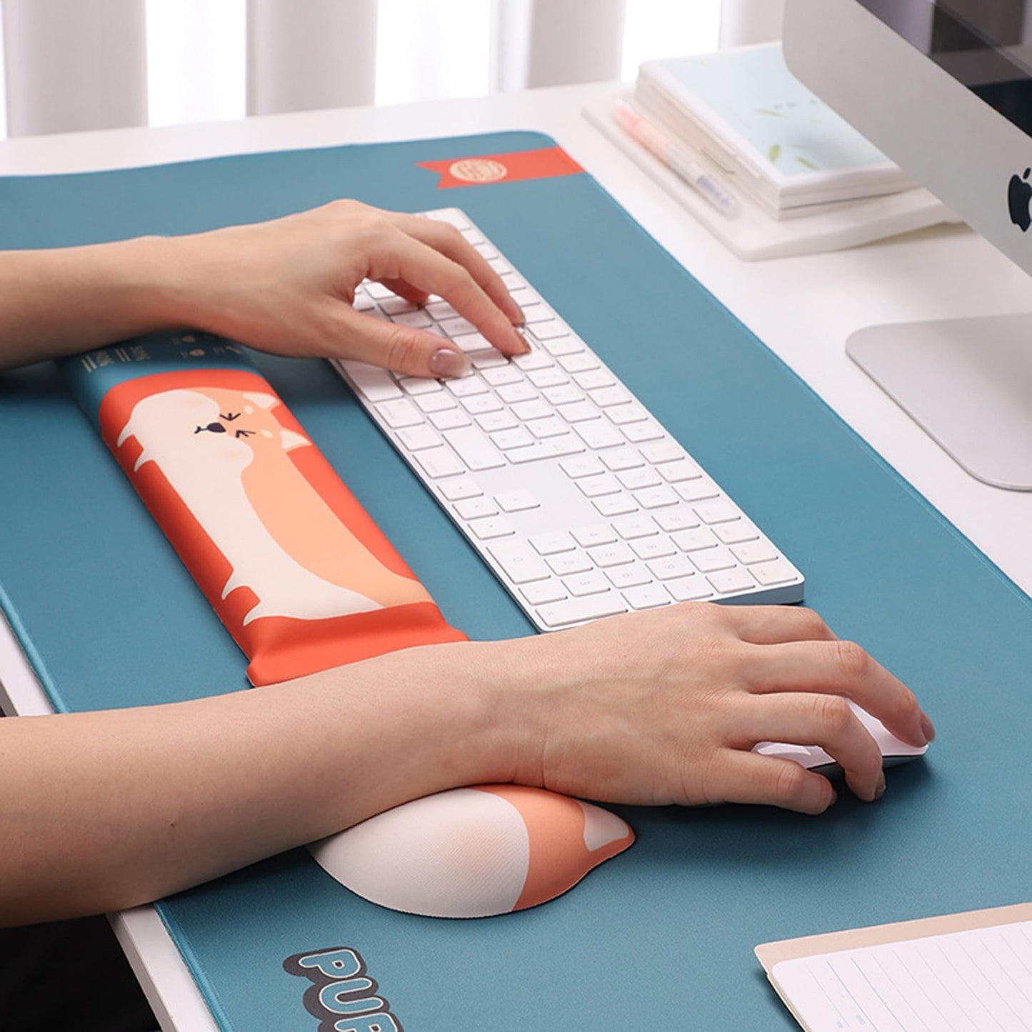 Mousepad ergonomic, Stil caine Shiba Inu