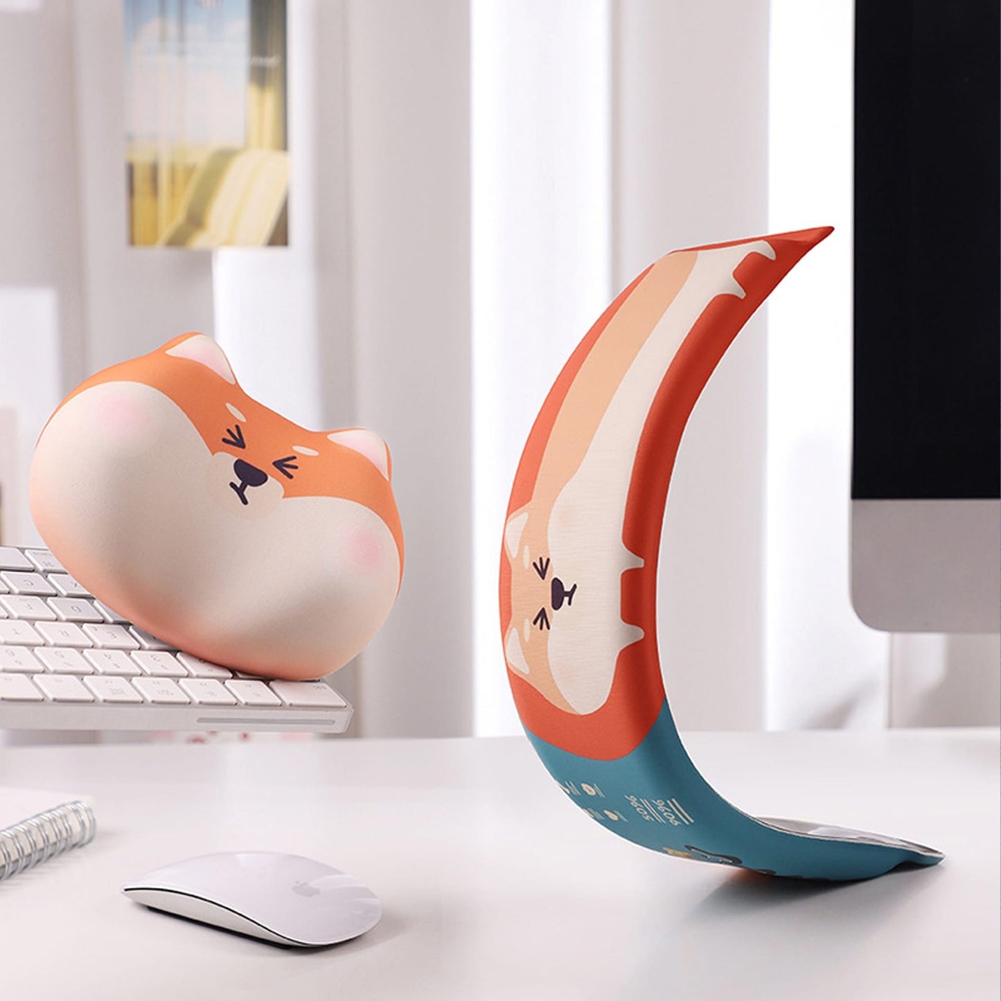 Mousepad ergonomic, Stil caine Shiba Inu