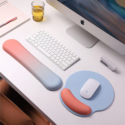 Mousepad ergonomic cu Spuma cu Memorie pentru, Albastru