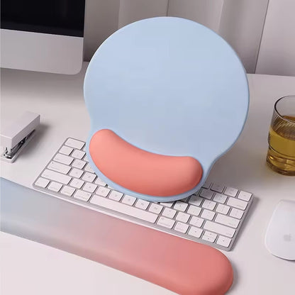 Mousepad ergonomic cu Spuma cu Memorie pentru, Albastru