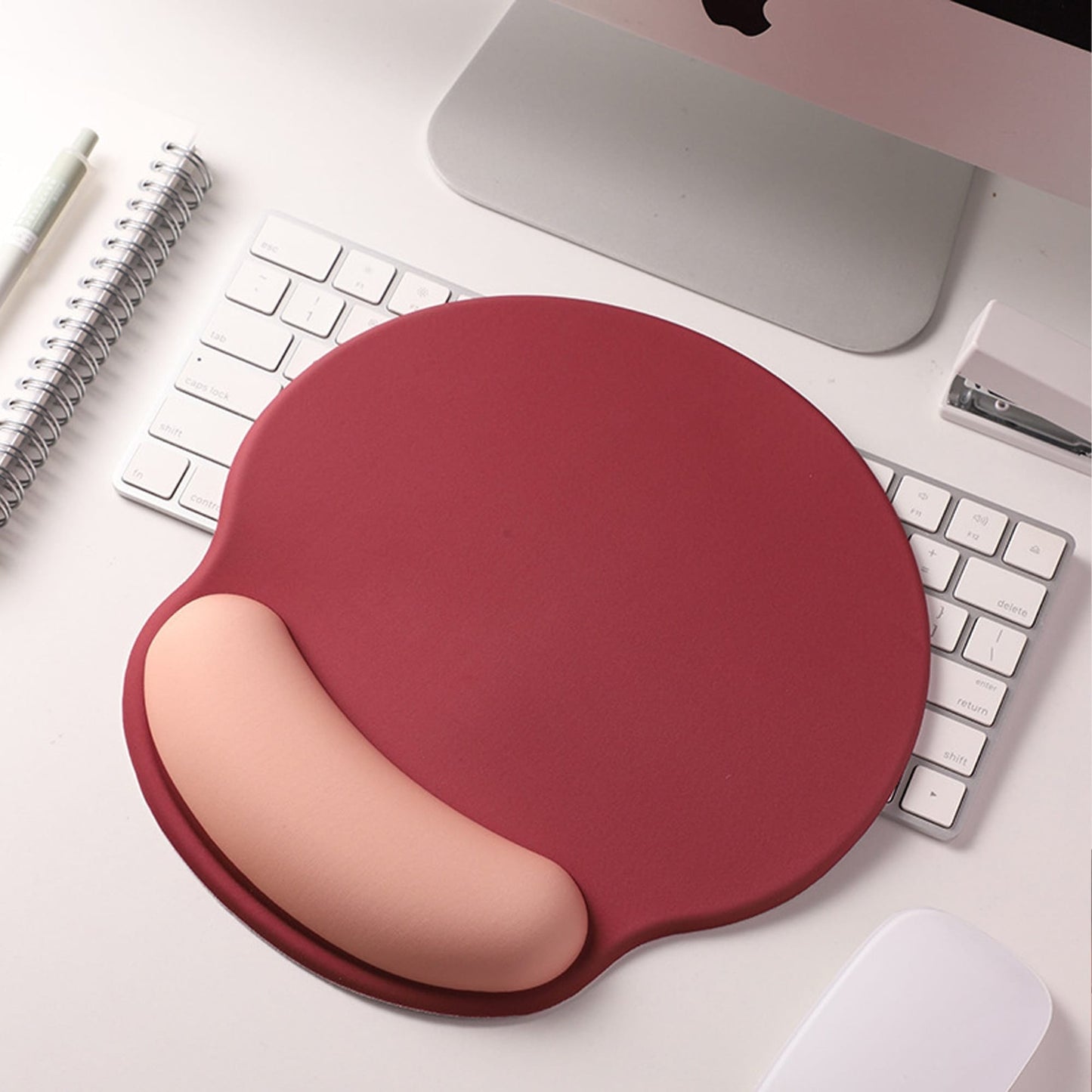 Mousepad ergonomic cu Spuma cu Memorie pentru, Rosu