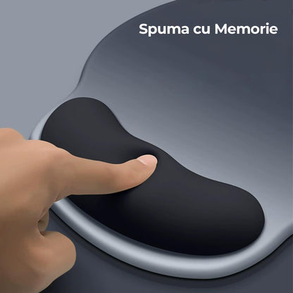 Mousepad ergonomic cu Spuma cu Memorie pentru, Negru