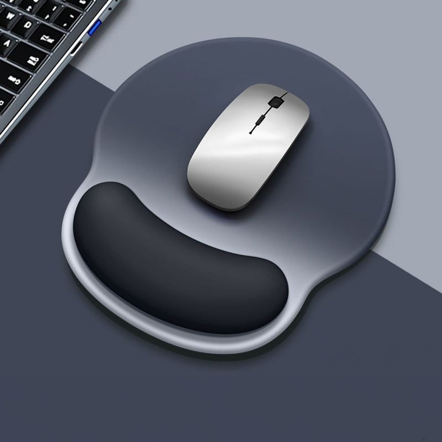 Mousepad ergonomic cu Spuma cu Memorie pentru, Negru