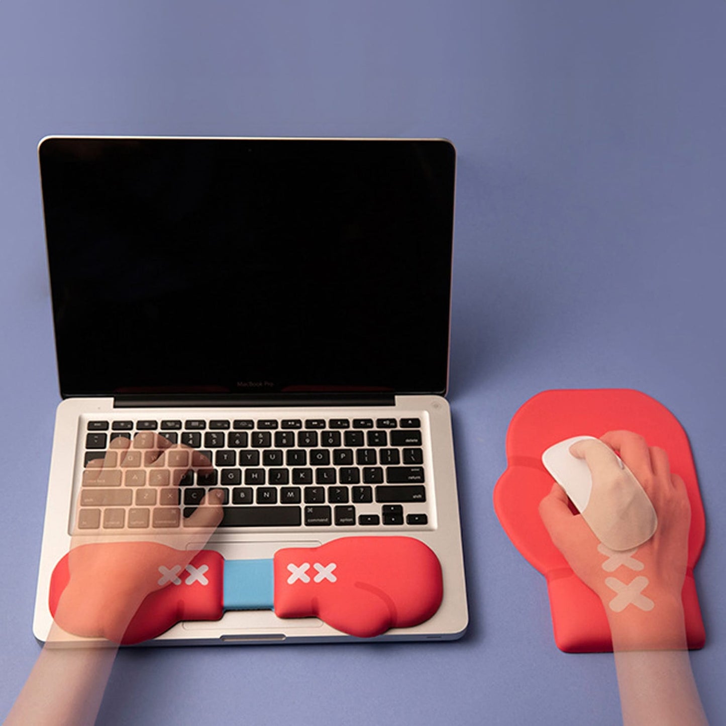 Mousepad ergonomic, Stil manusi box