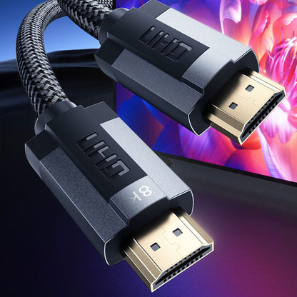Cablu HDMI 2 Timebox, 8K 60Hz, 4K/2K 120Hz, 48Gbps, HDR, soundbar eARC