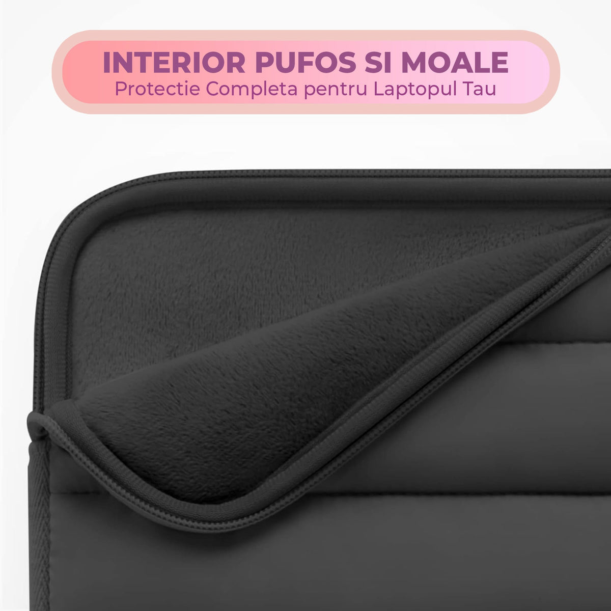 Geanta Laptop portabila Timebox, 14'', 15'', 16" inch, Ultrabook, Negru