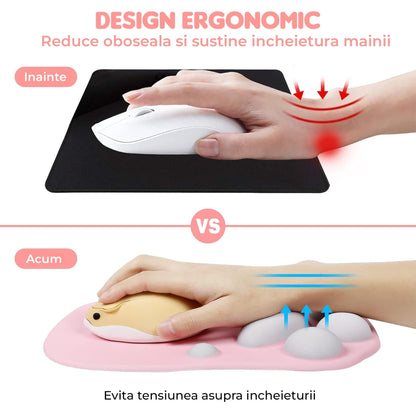 Mousepad ergonomic, Roz