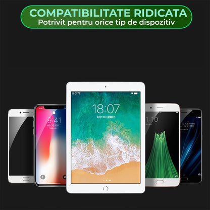 Incarcator Retea Timebox, 3 Porturi, 15W, 3 x USB, LED Voltaj, Negru
