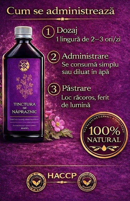 Tinctură de Năpraznic – Sănătate Feminină și Susținere Naturală | 500ml